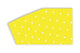 Adhesive Foils Blackbird 47x33cm perforated yellow fluo