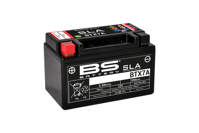 Battery SLA BS Battery BTX7A 12V - 6,3Ah