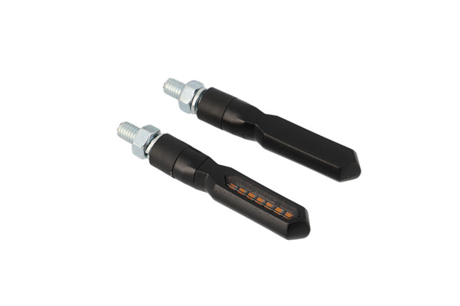 Indicators LED sequential Blackway Quasar black