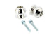 Spool Sliders (swingarm) x2 D.6 x 125 mm silver