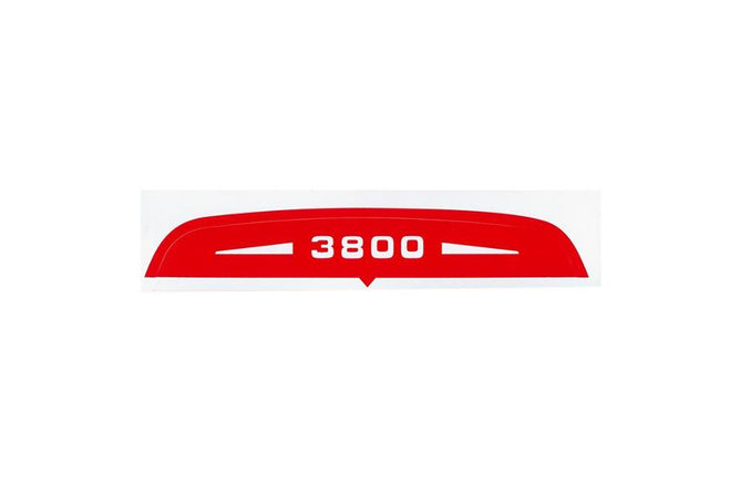 Sticker Solex 3800 (air filter) red