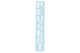 Sticker Peugeot (fork) 190x25 mm white