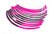 Rim Sticker Kit 10" Stage6 pink / black