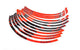 Rim Sticker Kit 10" Stage6 red / black