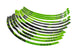 Rim Stickers Scooter 13" Stage6 green / black