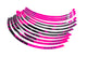 Rim Stickers Scooter 13" Stage6 pink / black