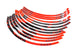 Rim Stickers Scooter 13" Stage6 red / black