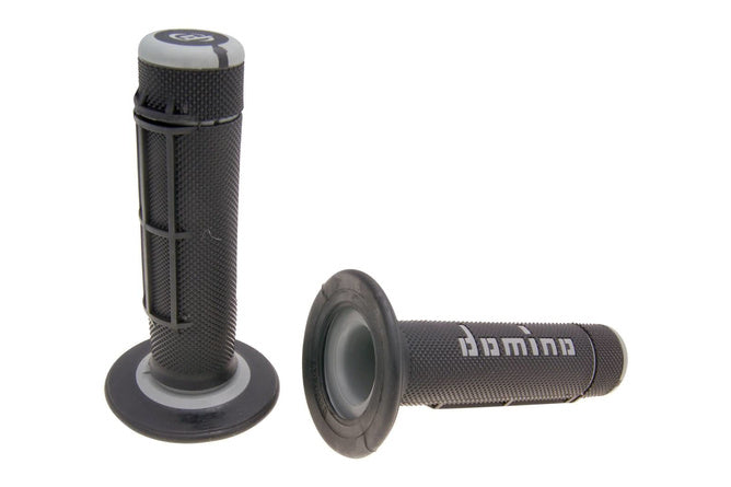 Grips Domino A020 Motocross dual density black / grey