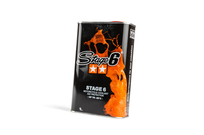 Radiator Fluid / Coolant -38°C Stage6 1L Orange