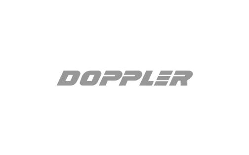 Sticker silencer Doppler chrome