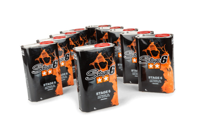 2-Stroke Oil Stage6 Racing 100% synthetic 1L (x10)