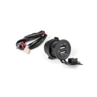 USB socket, 2 ports, 12V
