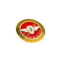Sticker Zündapp w/ feather tank round red