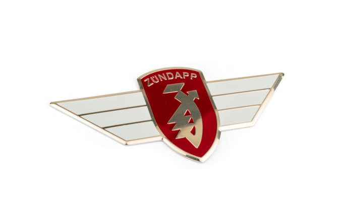 Sticker Zündapp Wing 98x47mm red / white