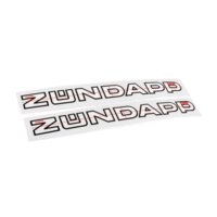 Sticker Zündapp (x2) 220x 20mm black / white