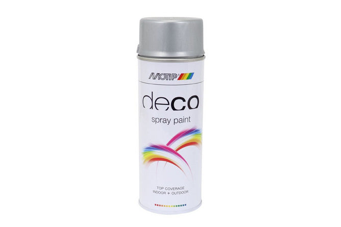 Spray Paint Motip RAL 9006 white aluminium 400ml