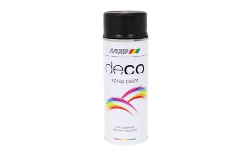 Spray Paint MoTip nitro-based matte deep black 400ml