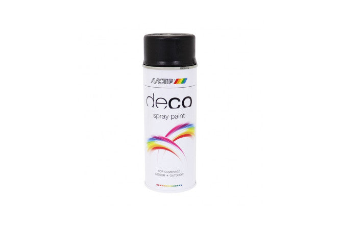 Spray Paint MoTip nitro-based matte deep black 400ml