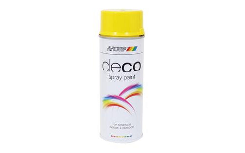 Spray Paint MoTip nitro-based glossy cadmium yellow 400ml