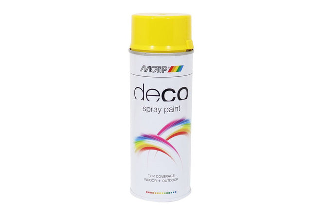 Spray Paint MoTip nitro-based glossy cadmium yellow 400ml