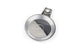 Tax Disc Holder round plastic chrome