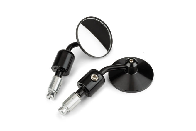 Mirror Bonneville CNC for handlebar end black