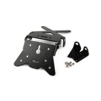 License Plate Holder adjustable aluminium black