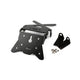 License Plate Holder adjustable aluminium black