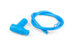 Ignition Cable with spark plug cap blue