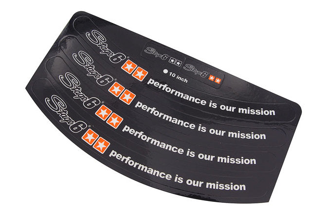 Rim Stickers Stage6 10 inch black