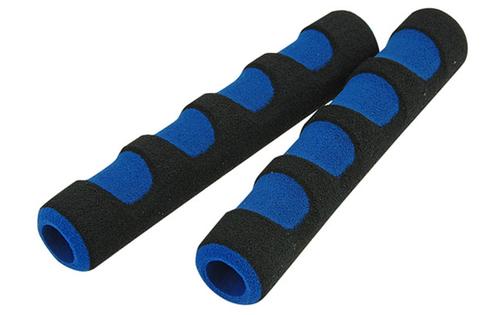 Brake Lever Foam Sleeves STR8 universal black / blue