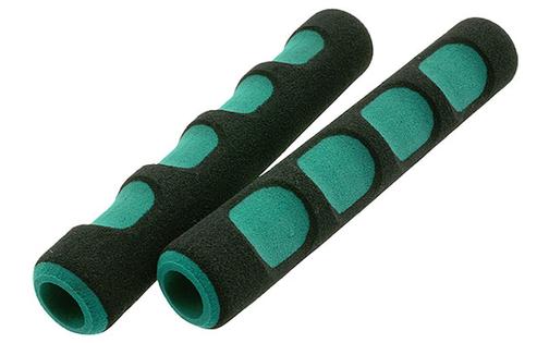 Brake Lever Foam Sleeves STR8 universal black / green