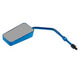 Mirror F1 right / left STR8 M8 thread (w/ left-hand adapter) blue
