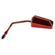 Mirror F1 right / left STR8 M8 thread (w/ left-hand adapter) red