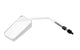Mirror F1 right / left STR8 M8 left-hand thread adapter white