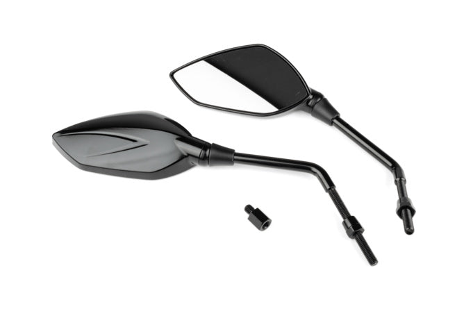 Mirror left + right universal d.8mm black
