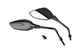Mirror left + right universal d.8mm black