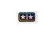 Hologram Sticker Stage6 stars 50x25mm