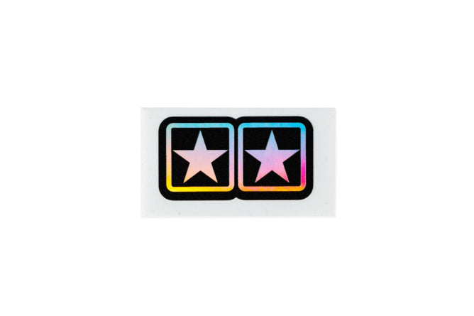 Hologram Sticker Stage6 stars 50x25mm