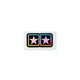 Hologram Sticker Stage6 stars 50x25mm