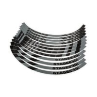 Rim Sticker Set Scooter 10" Stage6 Black
