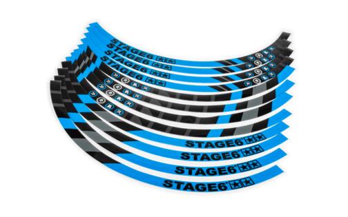 Rim Sticker Set Scooter 10" Stage6 Blue