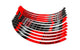 Rim Sticker Set Scooter 10" Stage6 Red