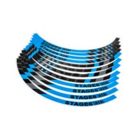 Rim Sticker Set Scooter 12" Stage6 Blue