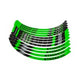 Rim Sticker Set Scooter 12" Stage6 Green