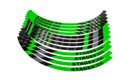 Rim Sticker Set Scooter 12" Stage6 Green