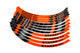 Rim Sticker Set Scooter 12" Stage6 Orange