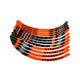Rim Sticker Set Scooter 12" Stage6 Orange
