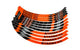 Rim Sticker Set Scooter 12" Stage6 Orange