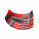 Rim Sticker Set Scooter 12" Stage6 Red